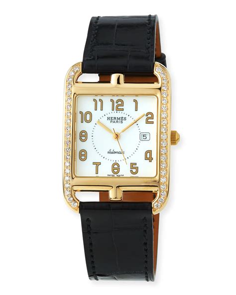 hermes cape cod watch gold|hermes cape cod diamond watch.